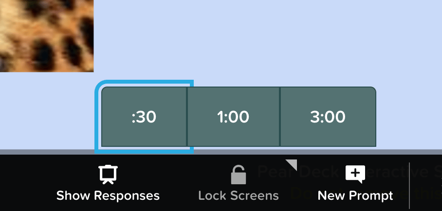 Lock slide timer settings of 30 seconds, 1 minute and 3 minutes