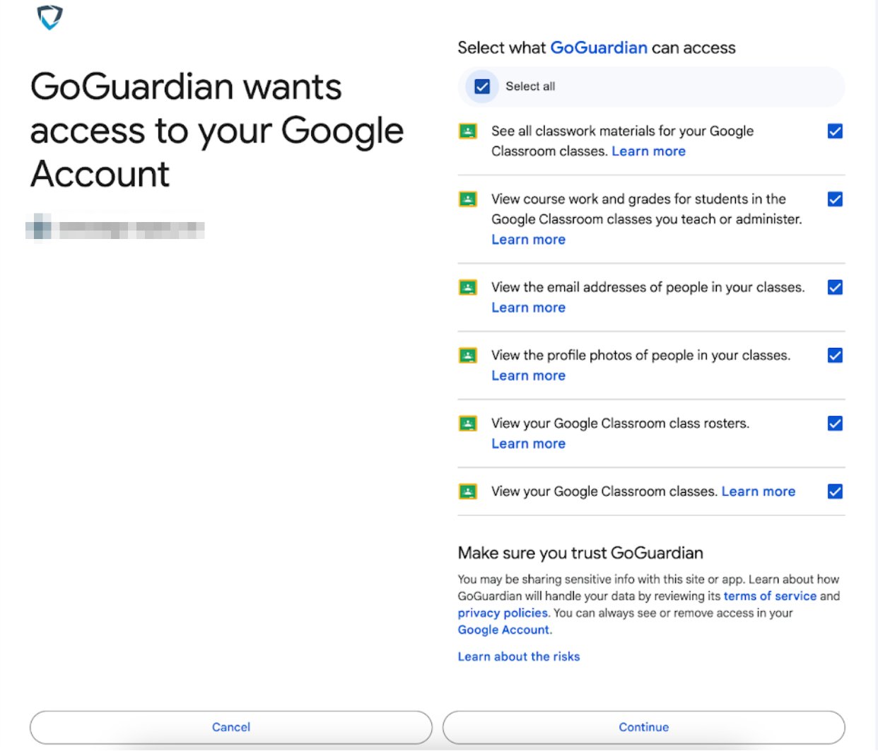 No Classes Show Up When Importing Google Classroom