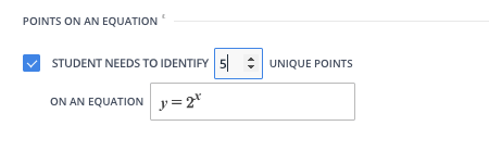 Create a Graphing Question