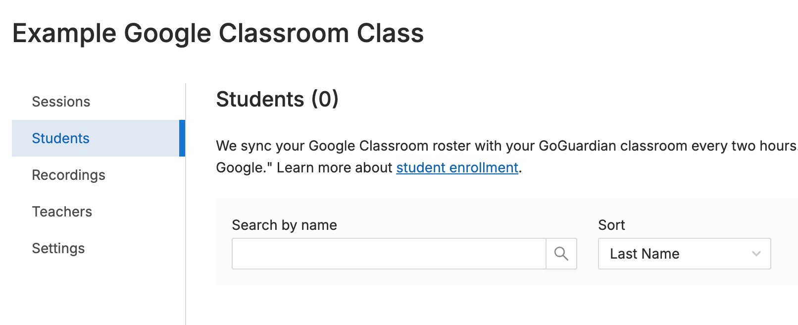 Add Students by Enroll Code