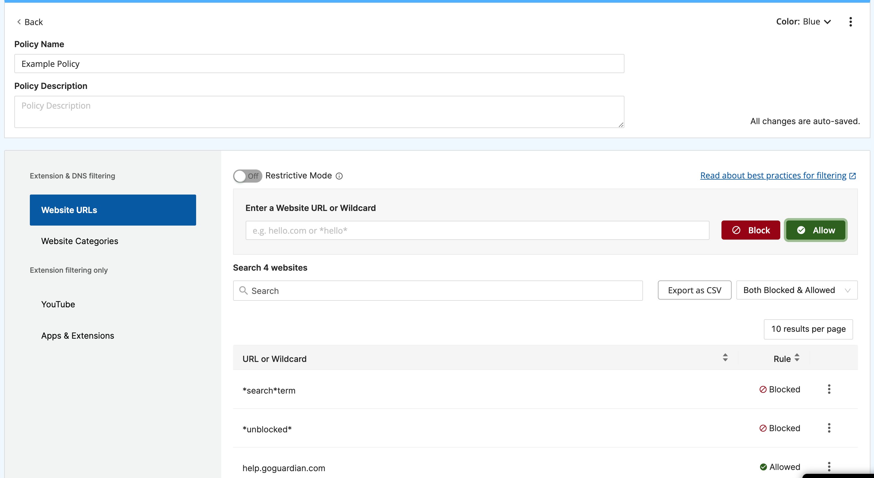 Assign Policies to Organizational Units