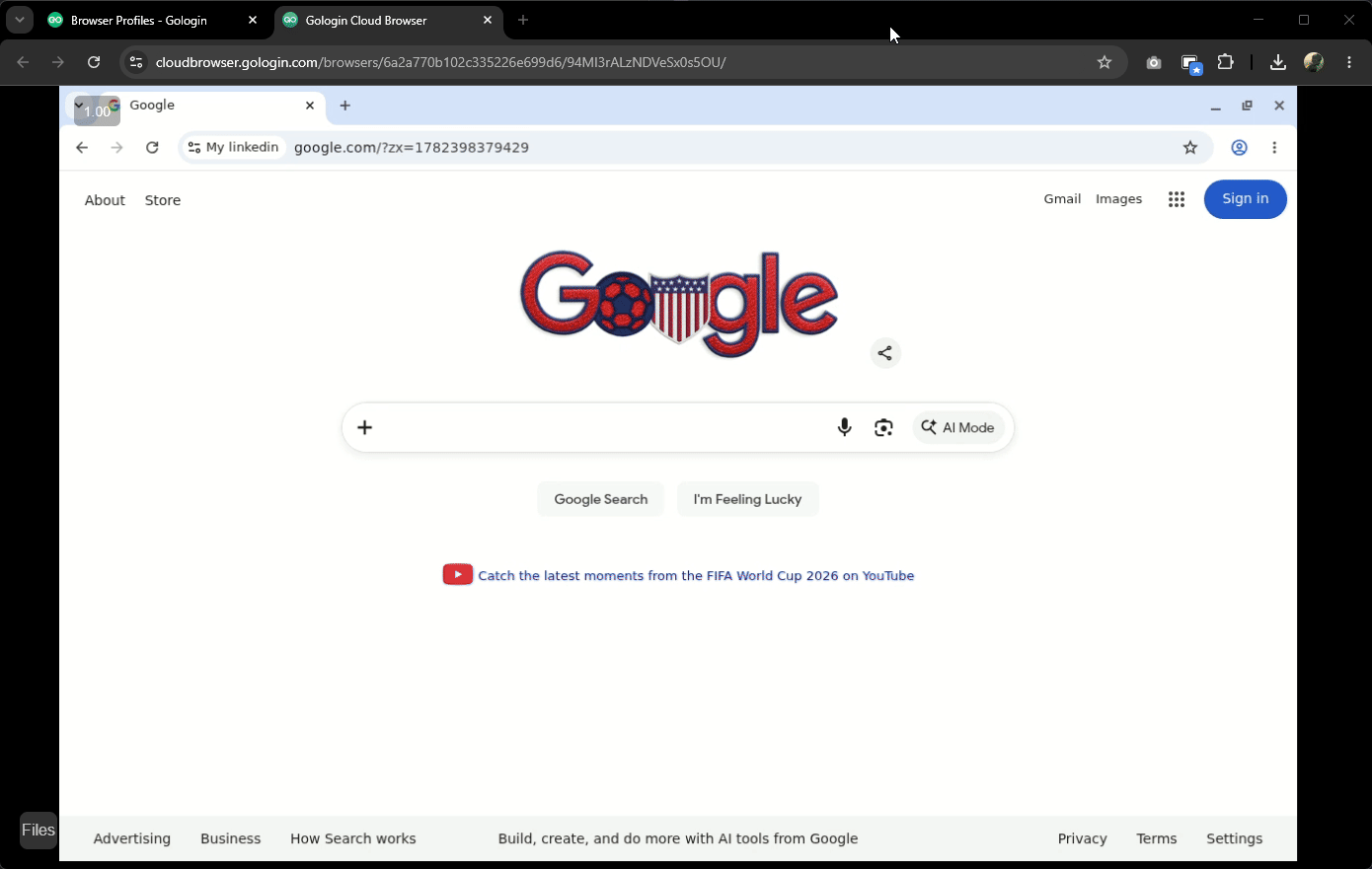 Gologin Cloud Uploading Files