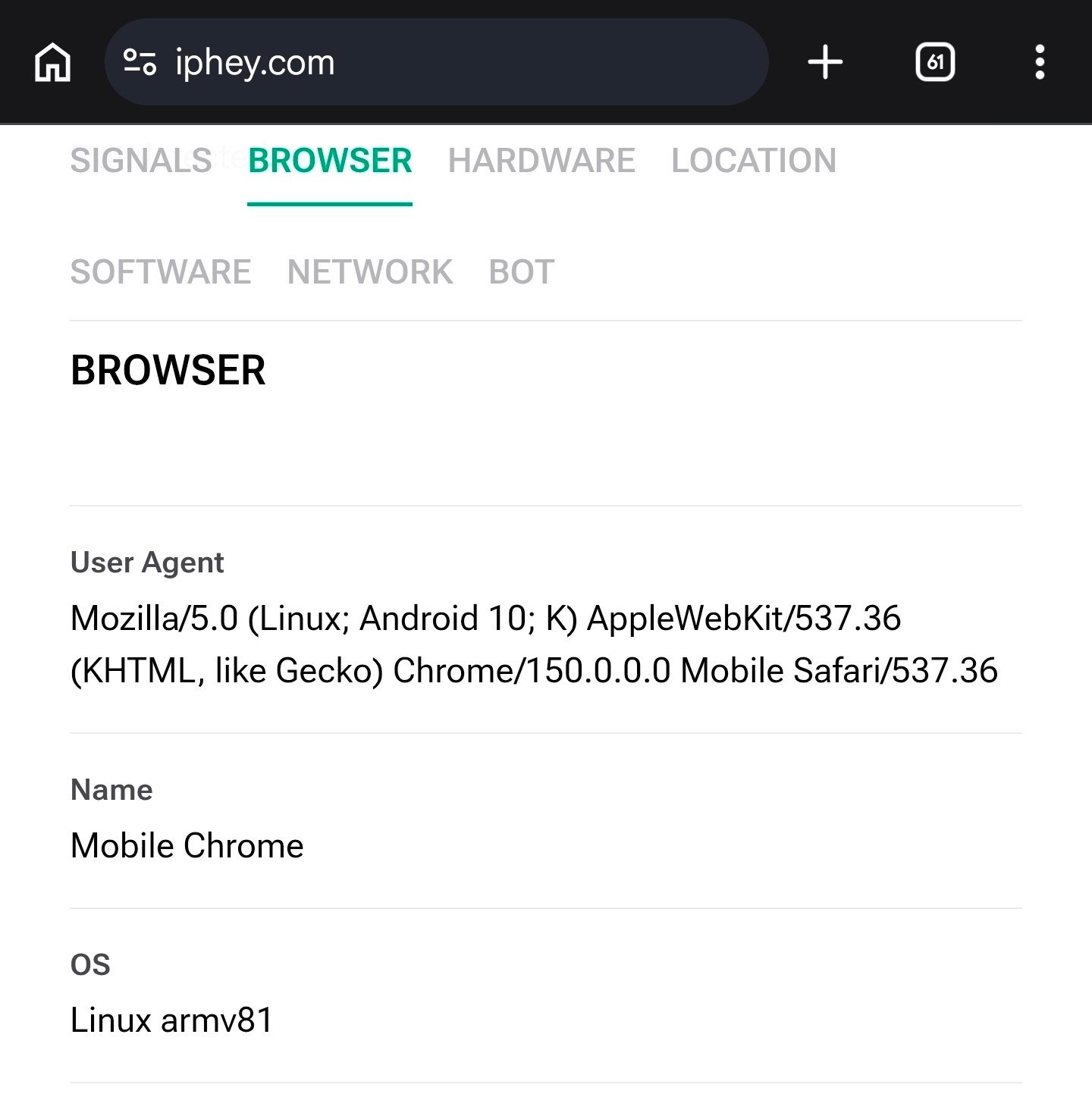 Chrome on Android