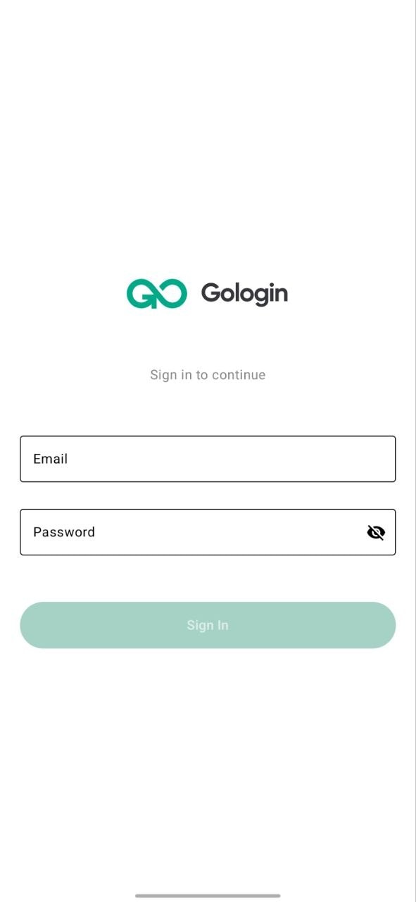 Gologin Devices Log In