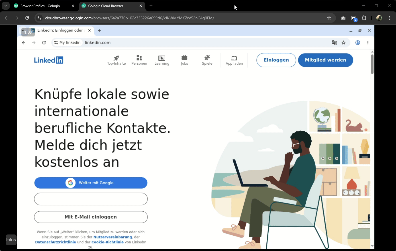 Stop Cloud Profile