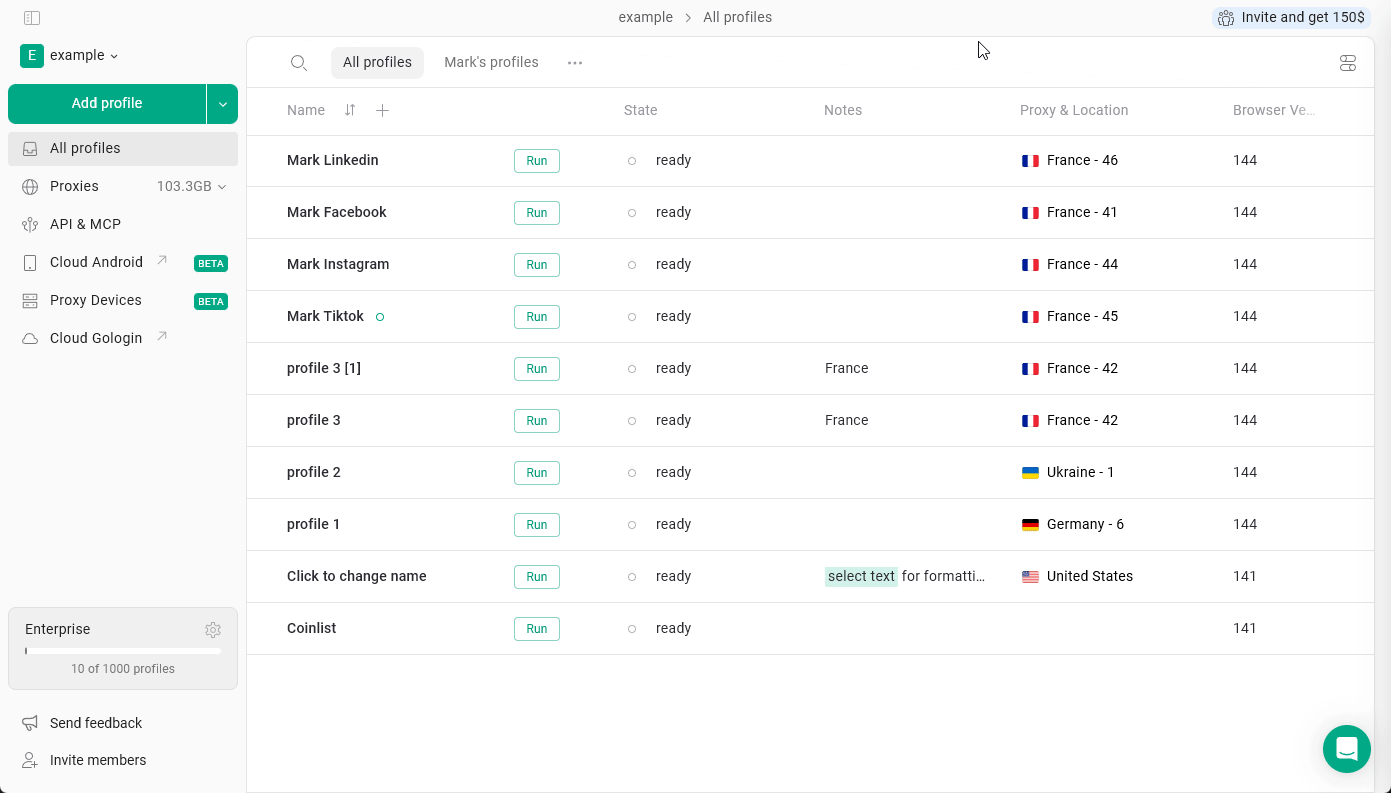 Bulk Add Profiles To Folder