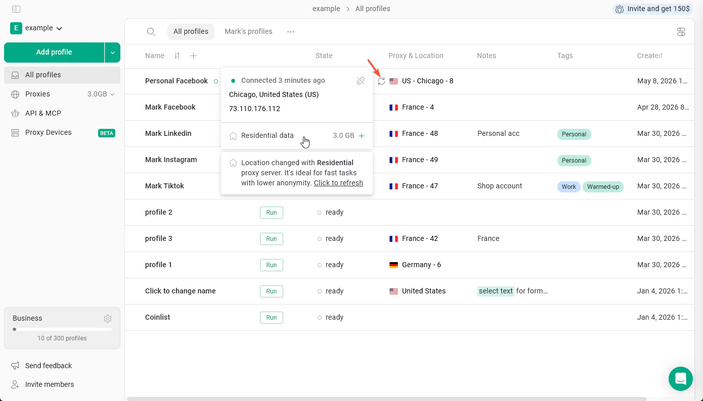 Checking Gologin Proxy