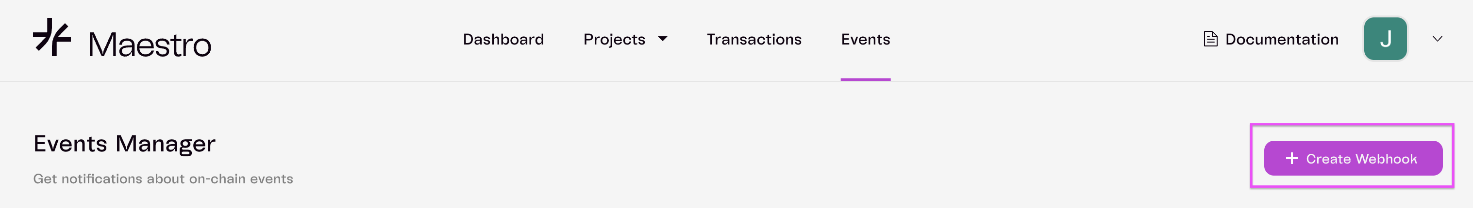 Create Webhook