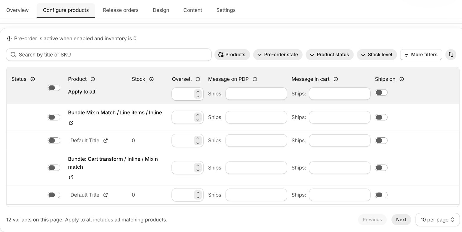 Product Editor Bulk