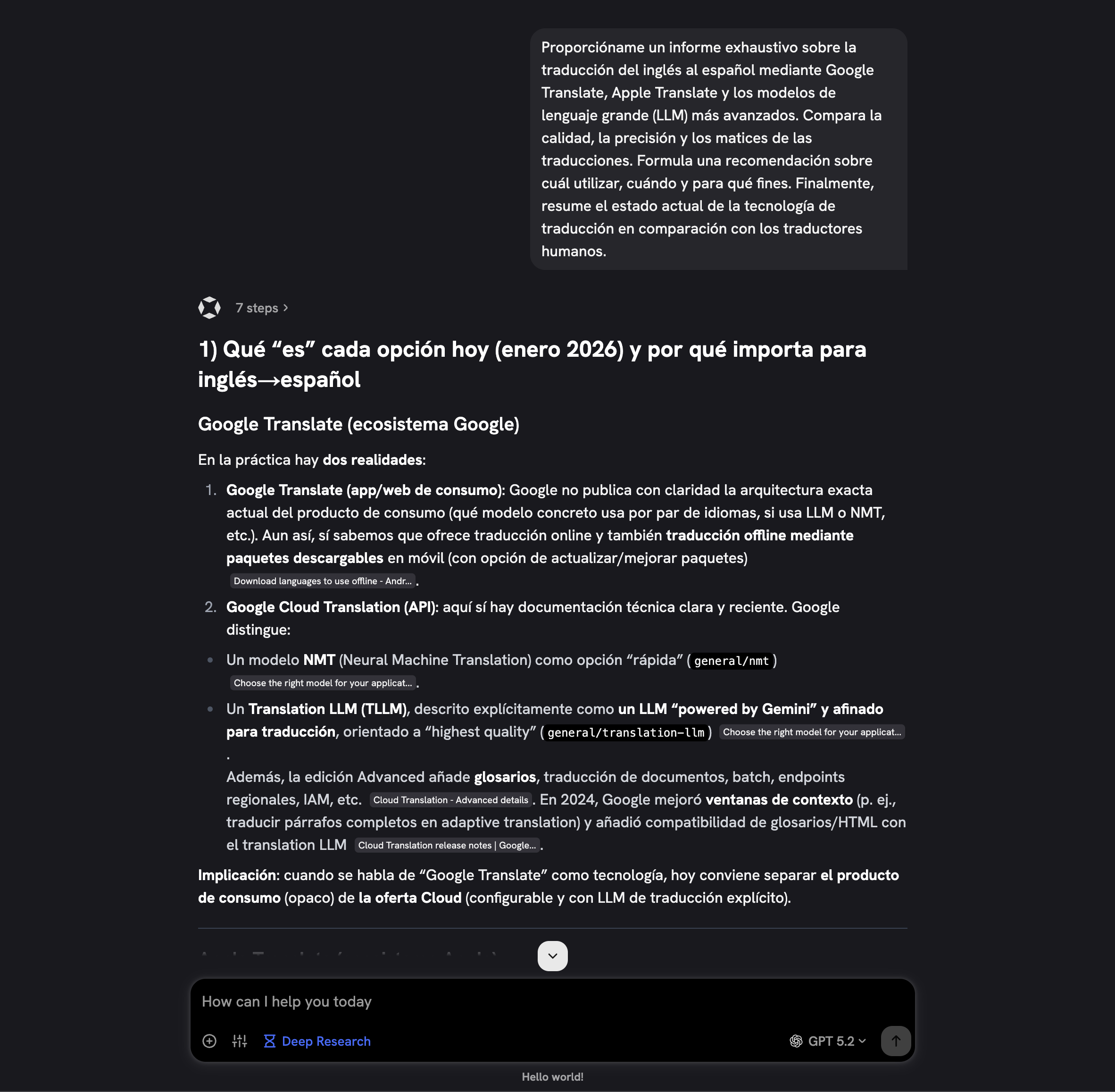 Multilingual Deep Research