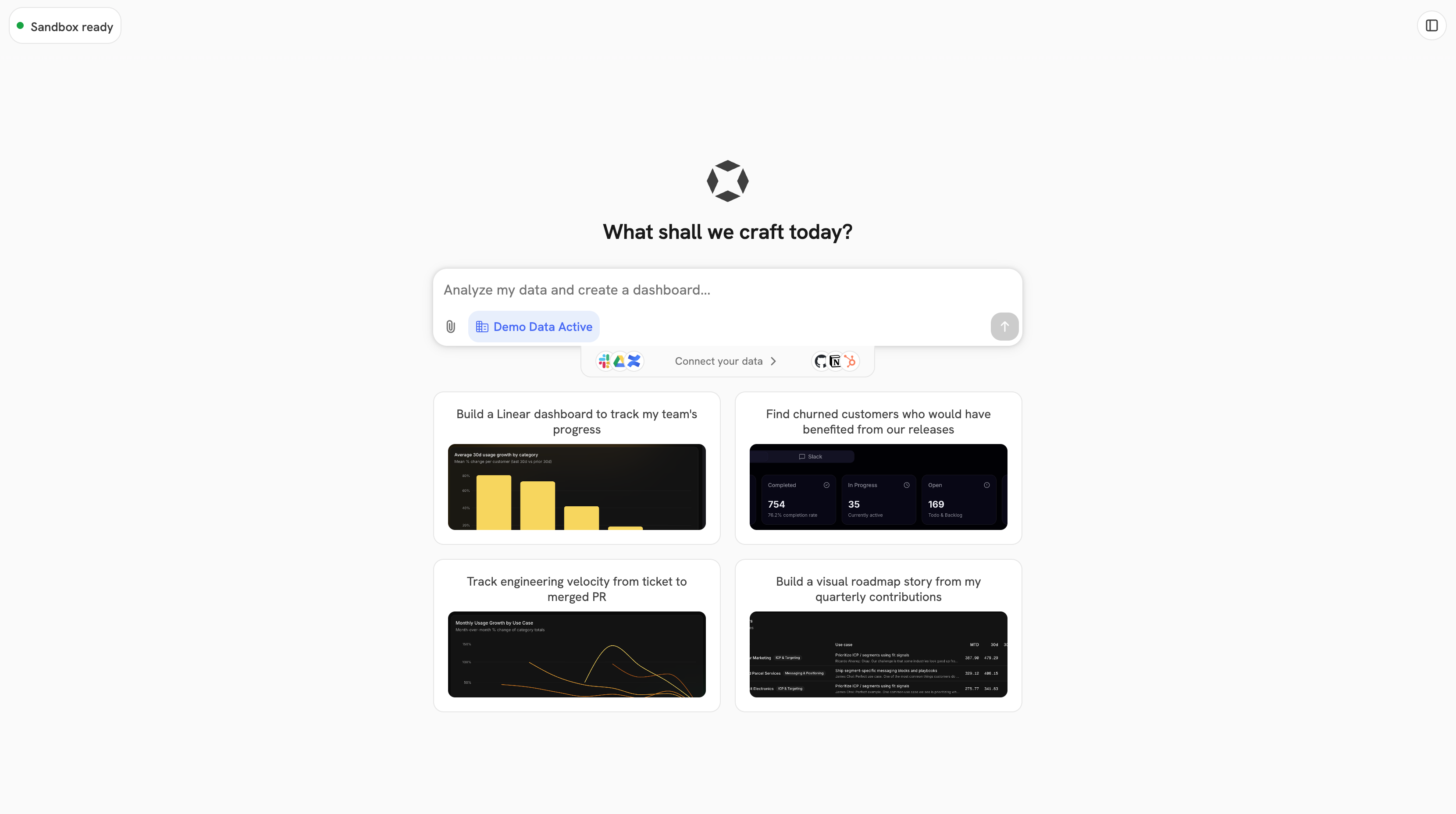 Gorbit Craft Interface