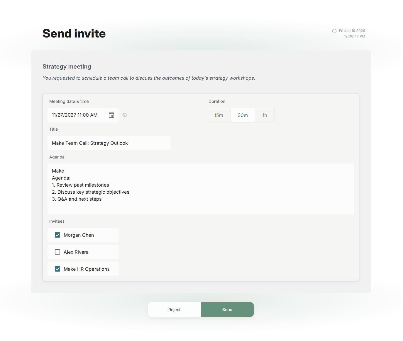 gotoHuman - Example human review of an AI action