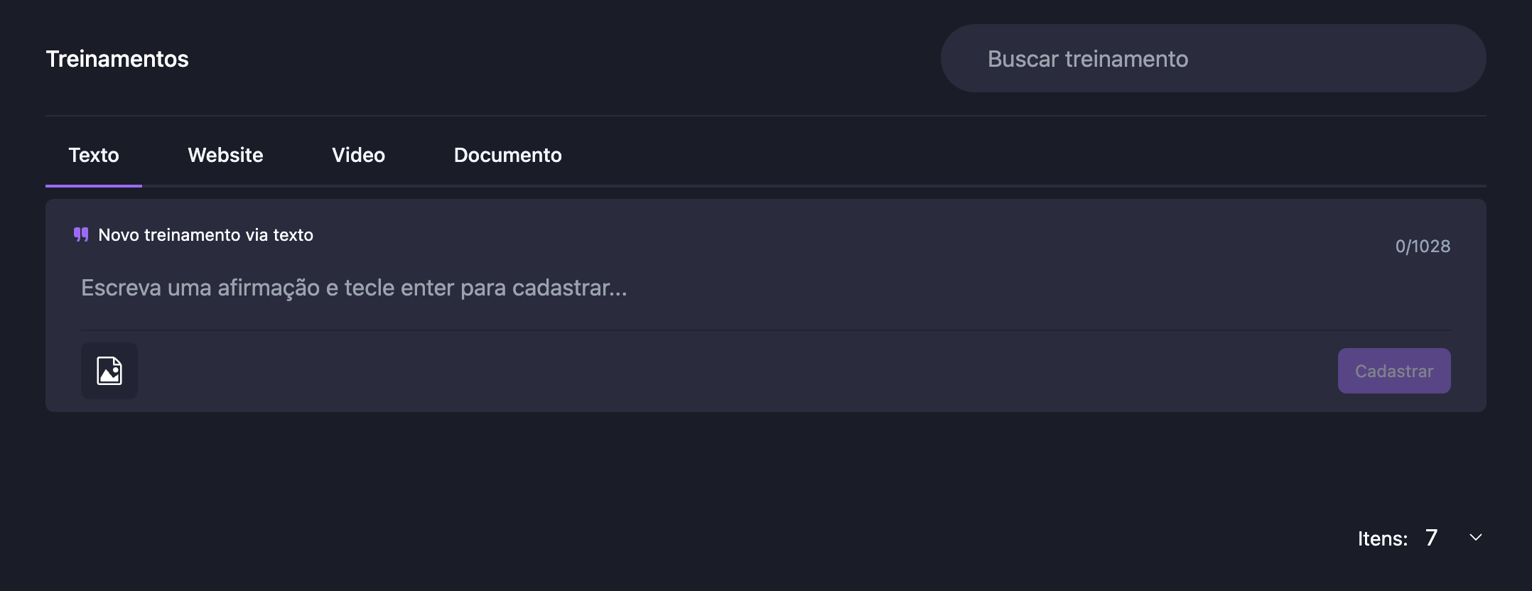 Perfil do agente