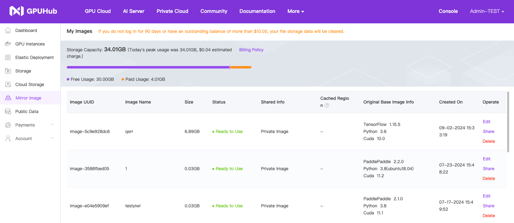 Docker Image - Mint Starter Kit