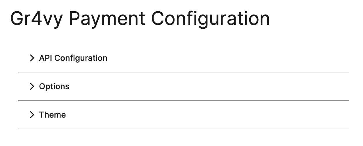 Config