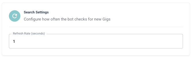 Refresh Rate Setting