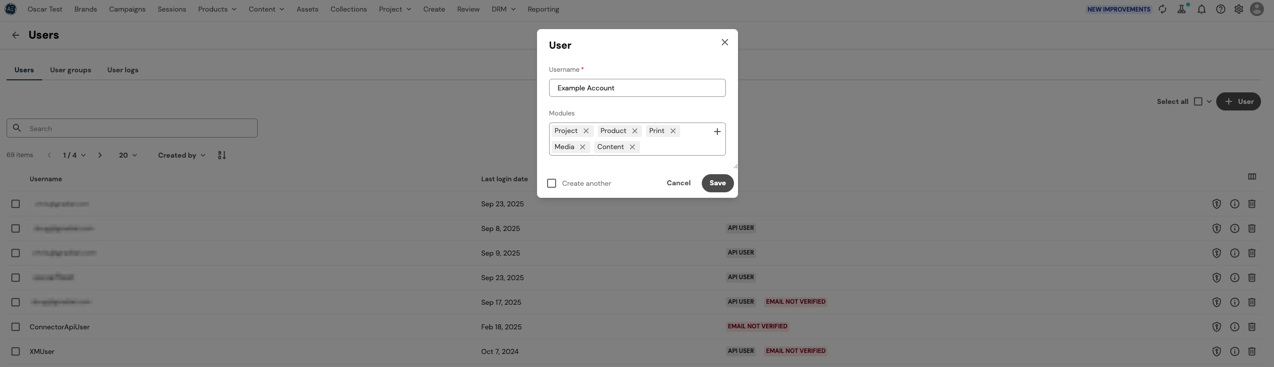 CH Onboard Create New User Account Pn