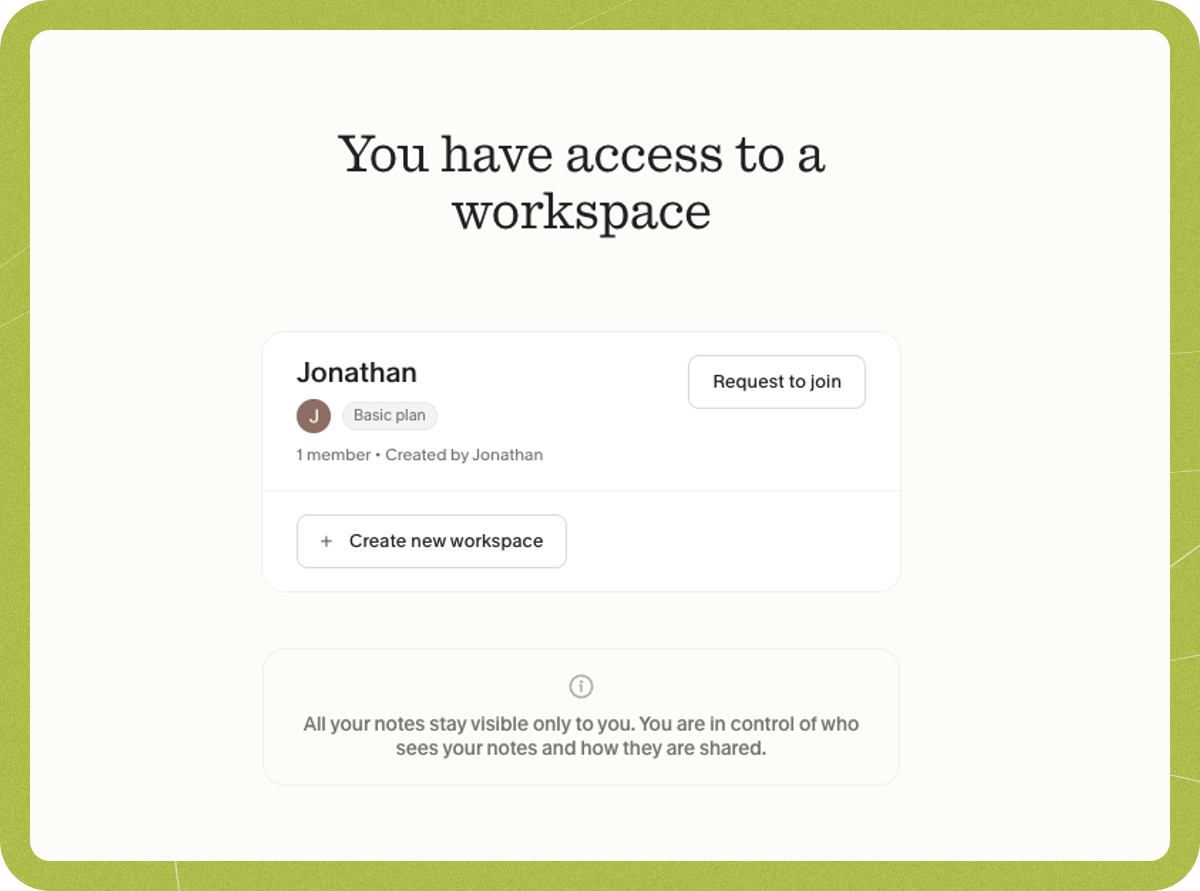 Workspaces - Granola Docs & Help Center