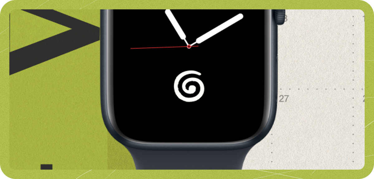 Granola complication on an Apple Watch face