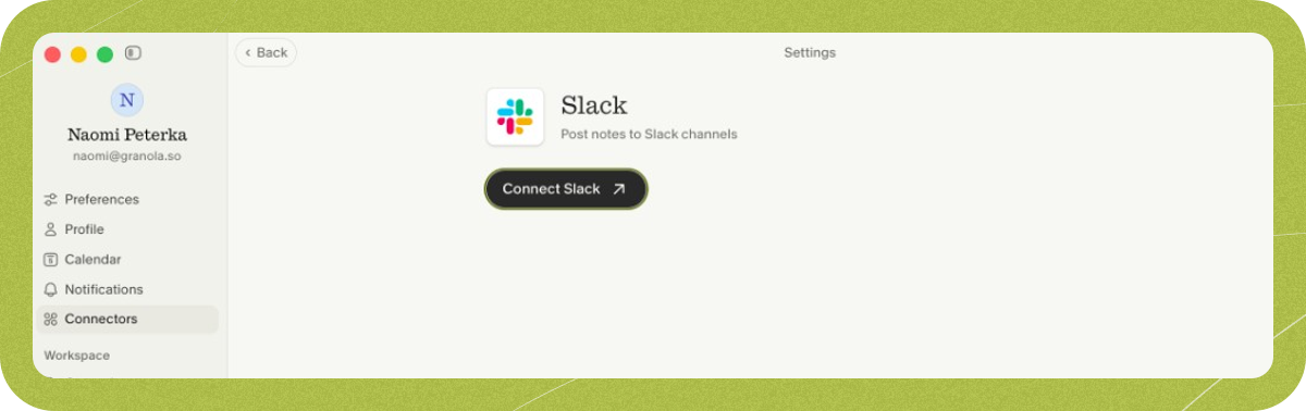 Slack - Granola Docs & Help Center