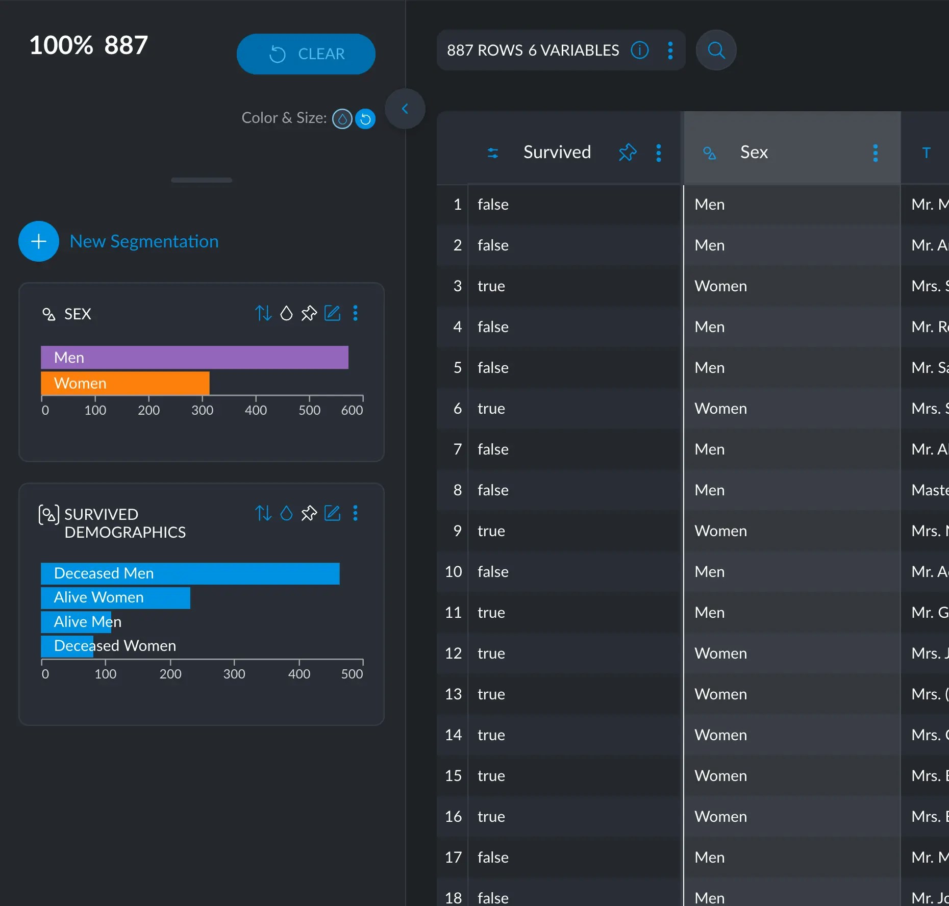 Edit Categorical
Result