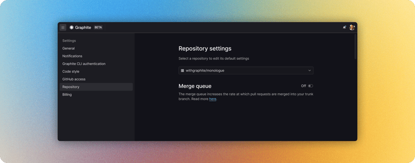 Set Up The Graphite Merge Queue - Graphite