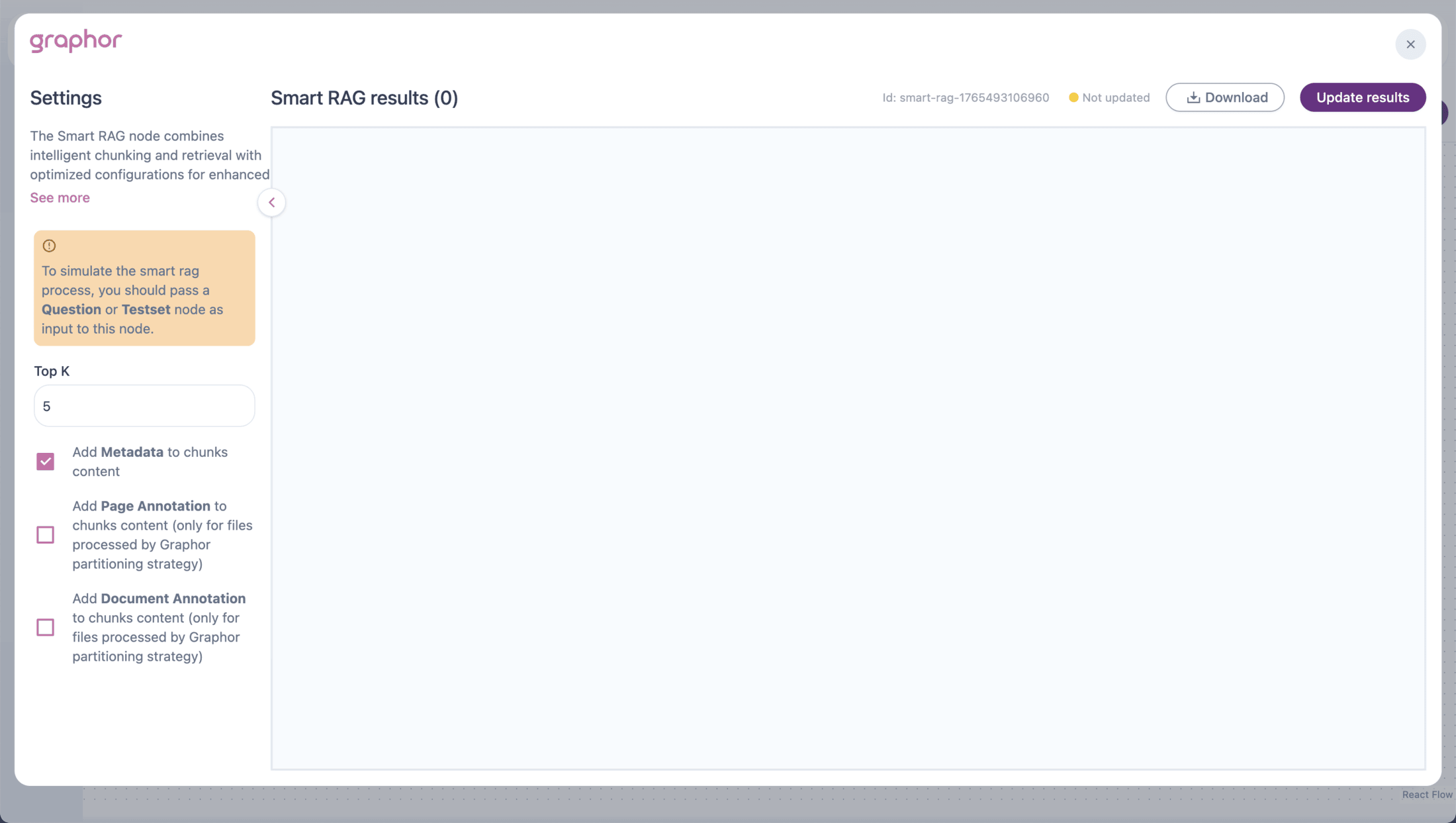 Smart RAG configuration