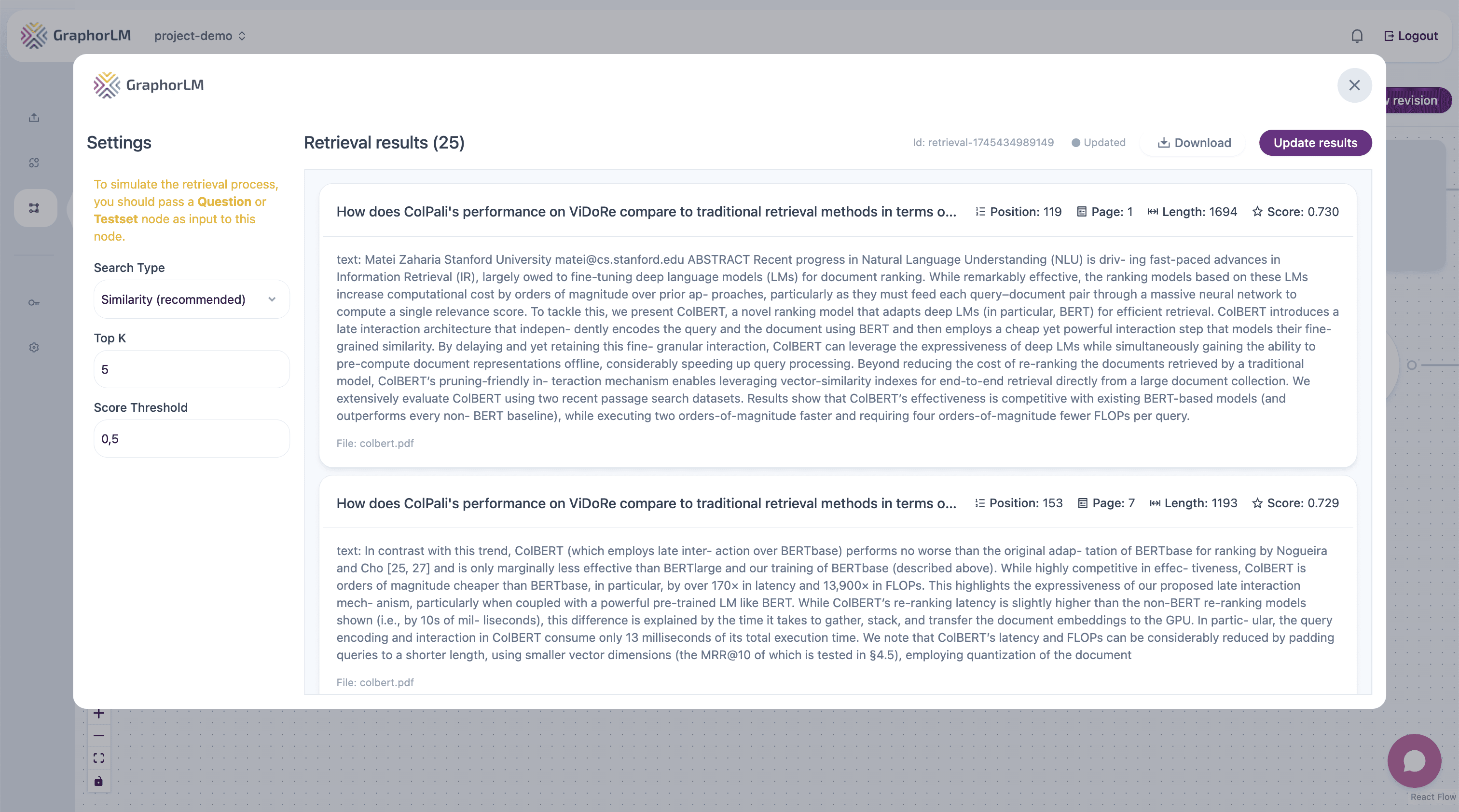 Retrieval overview