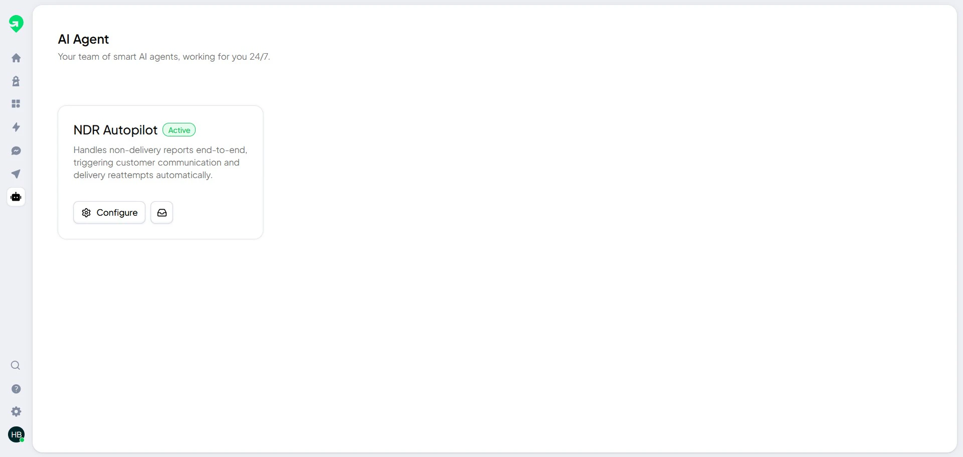 AI Agent overview in Gratero.