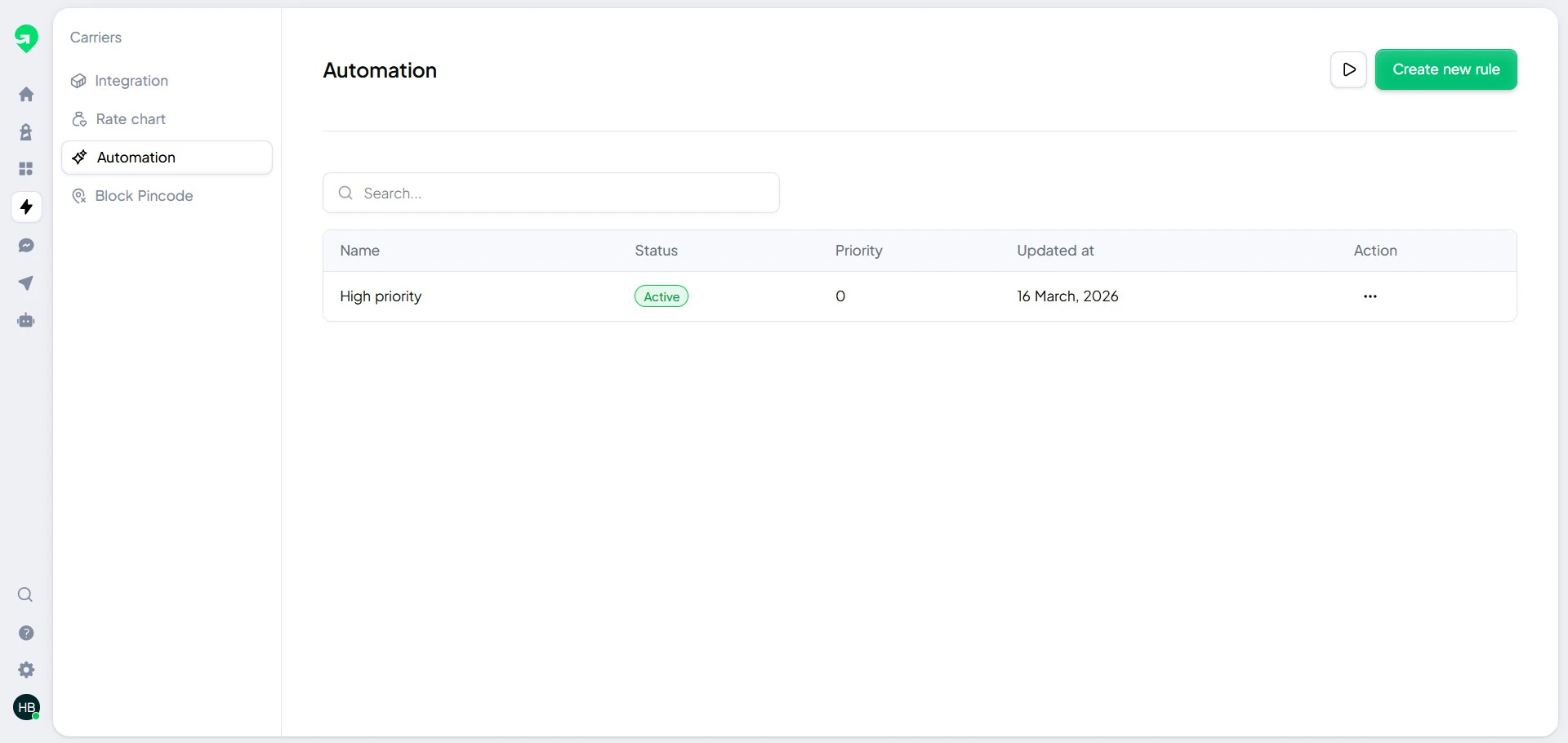 Automation module overview.