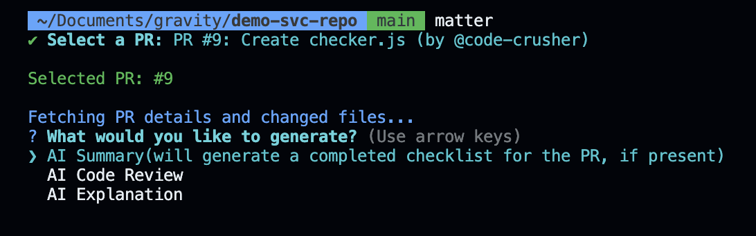 MatterAI Github Connect