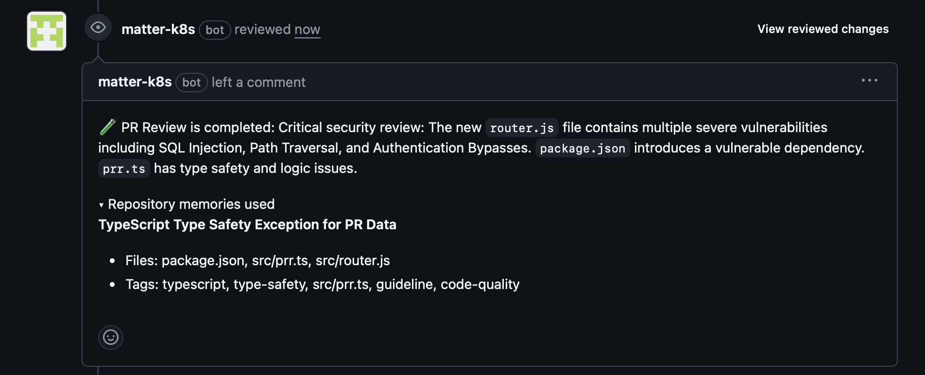 Repository Memory Integration