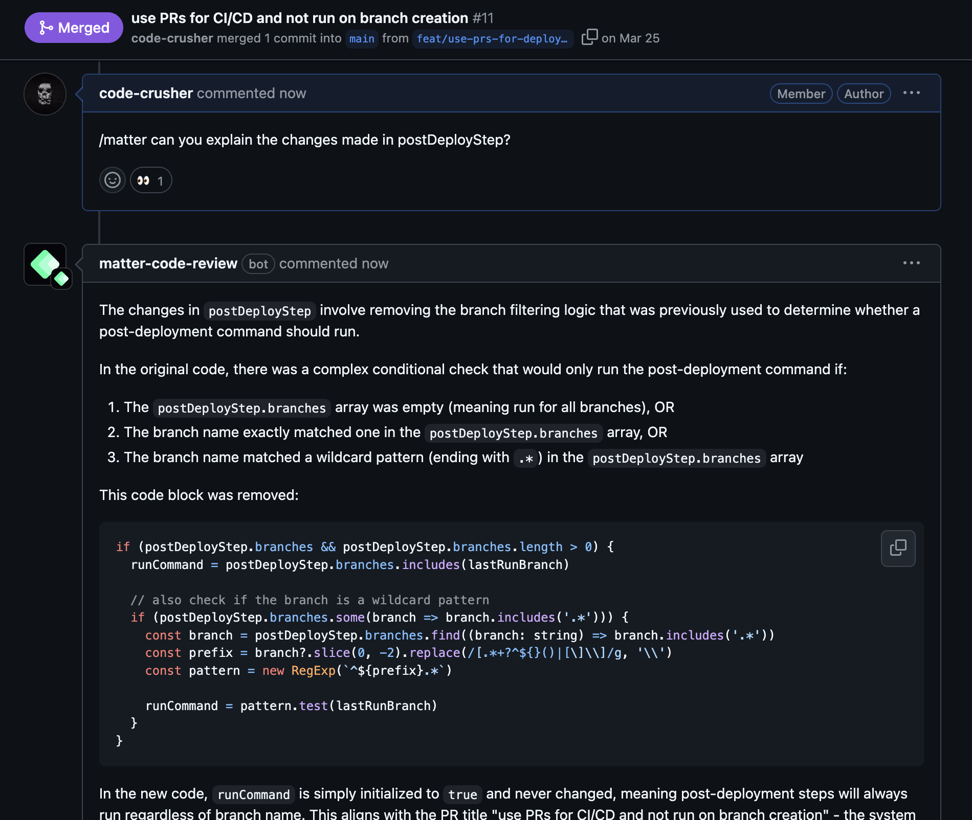 MatterAI Agentic Chat