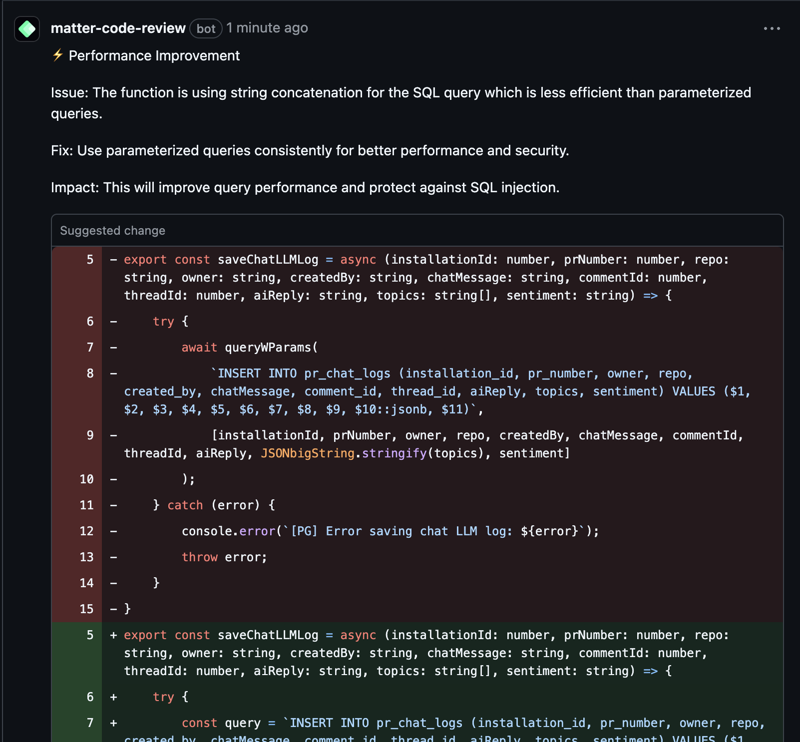 MatterAI Code Quality