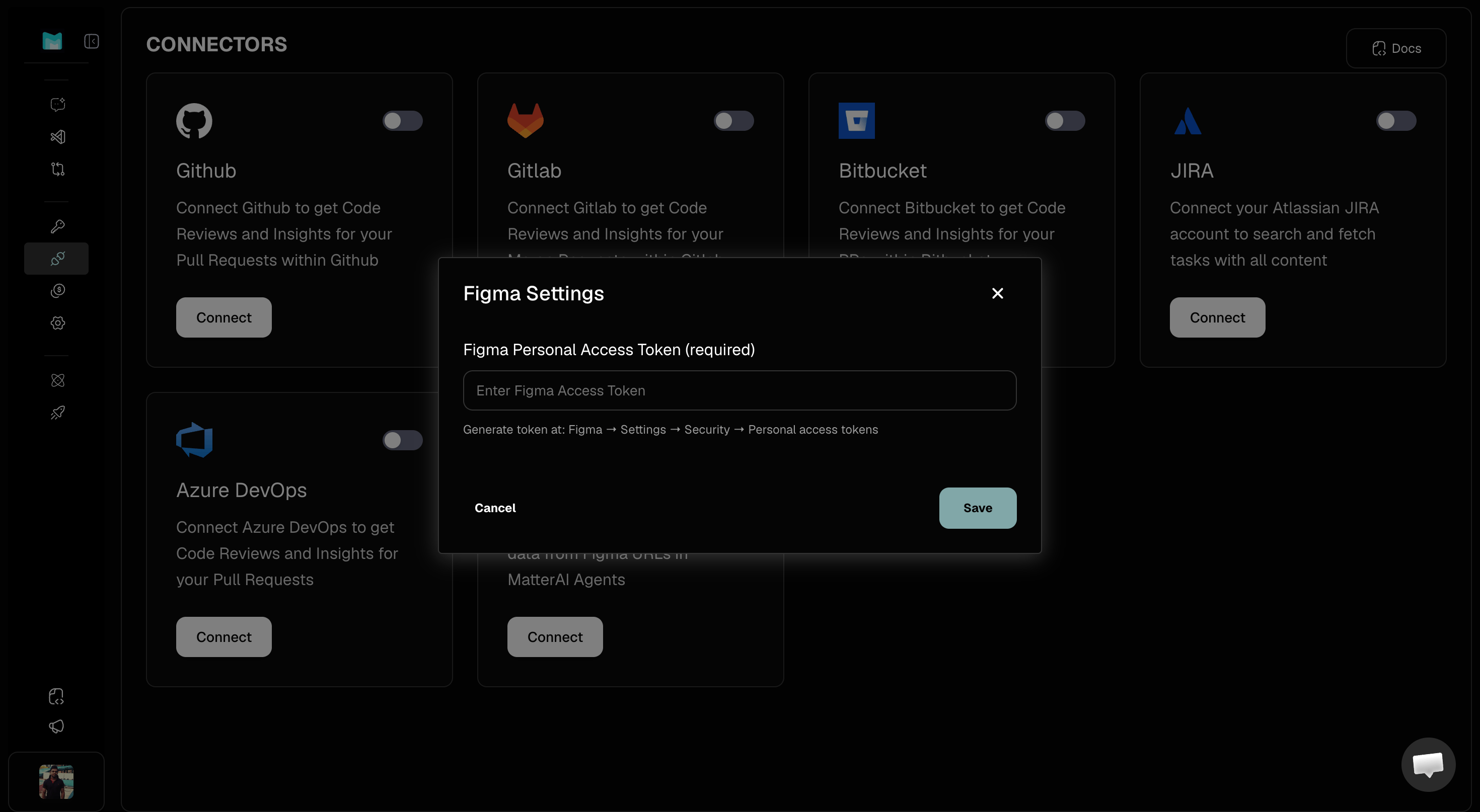 Configure Figma in MatterAI Connectors