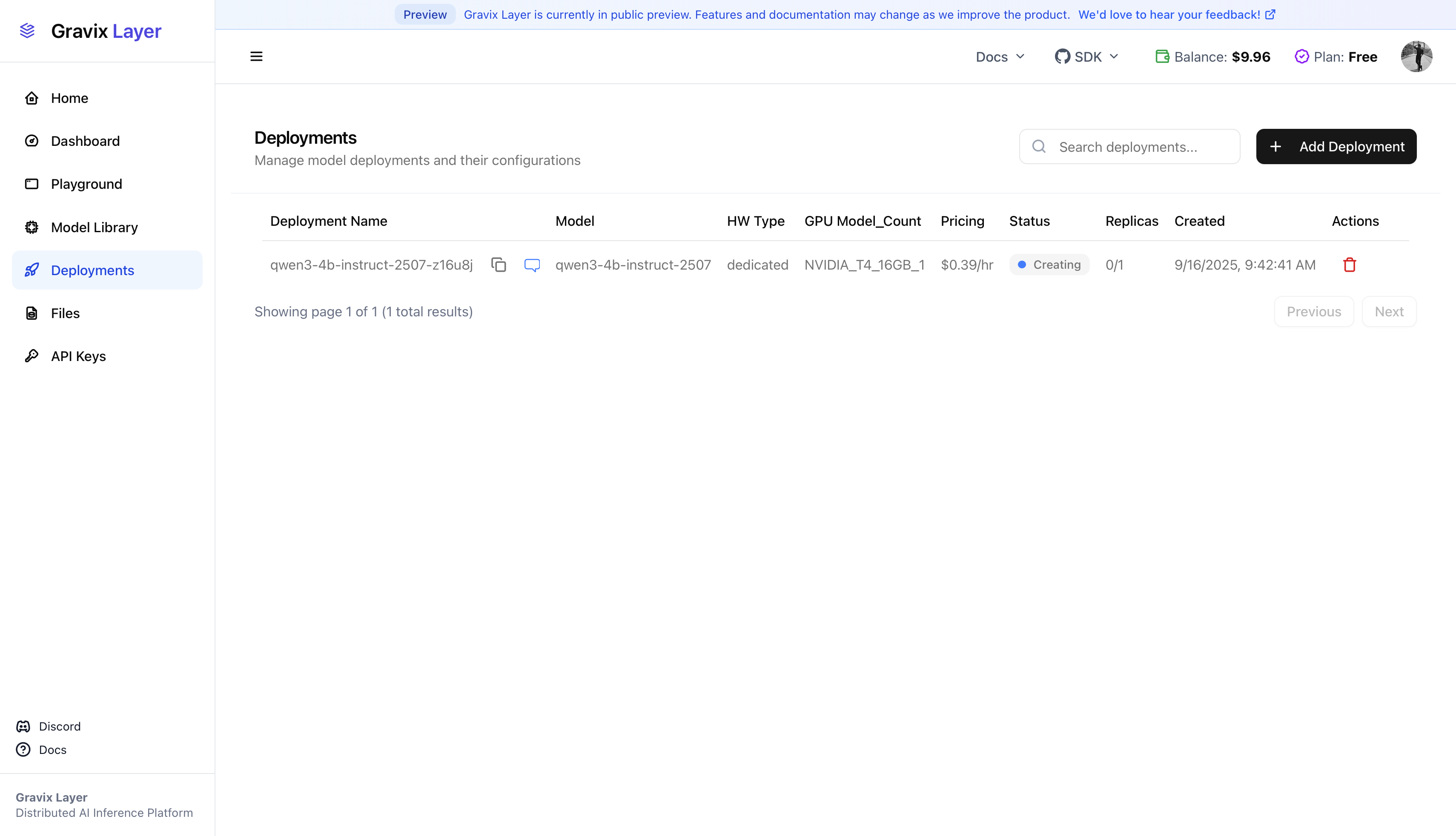Creating Deployment
