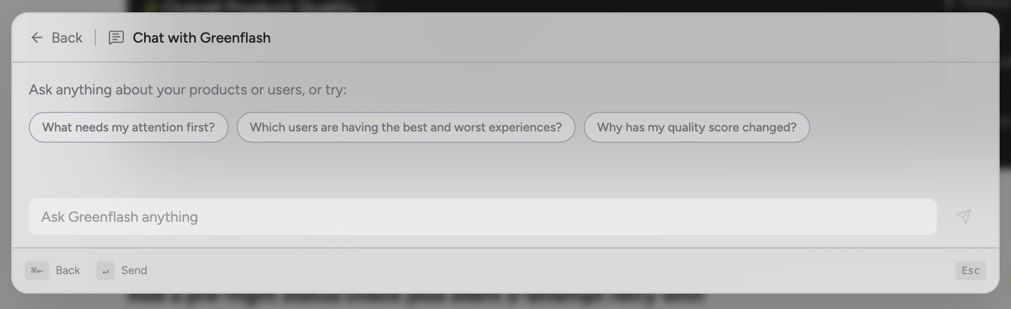 Chat with Greenflash