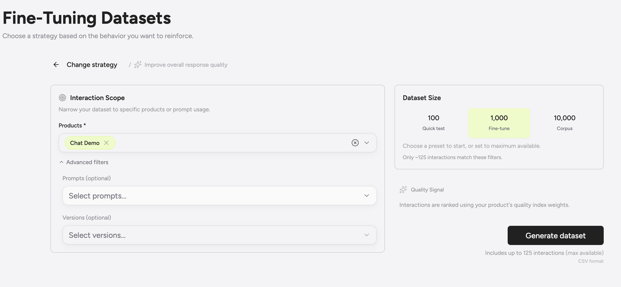 Fine Tuning Refresh