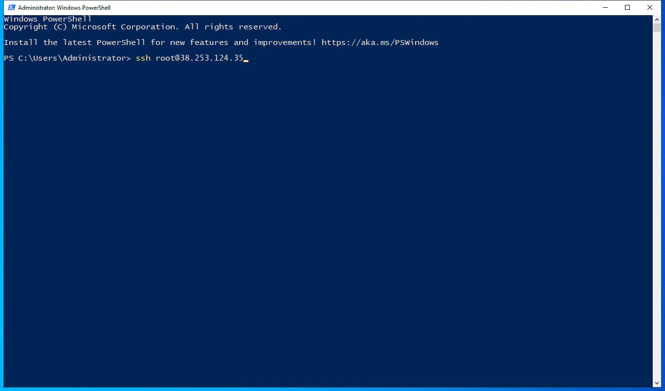 SSH from Windows step 2