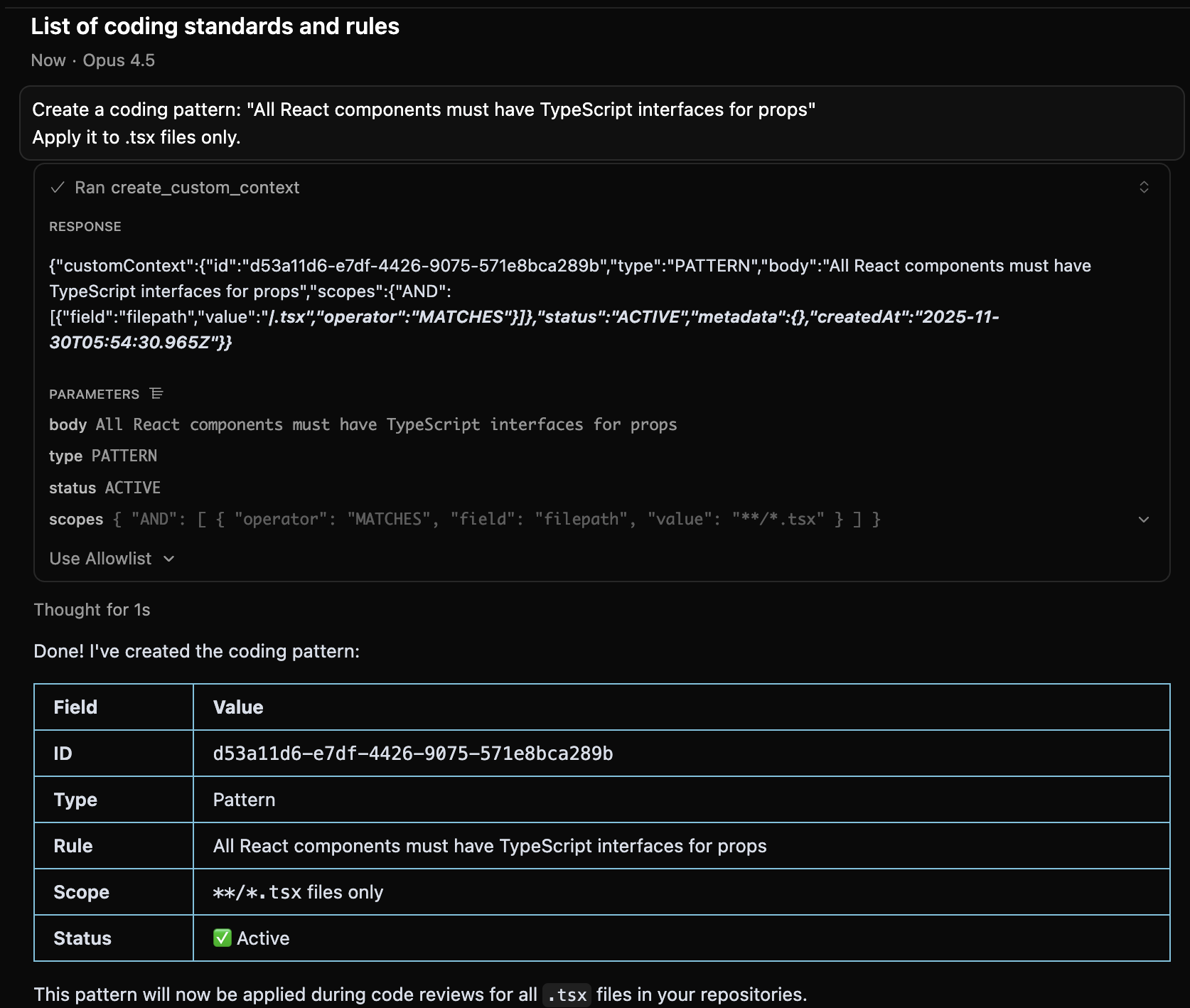 Create custom context using the MCP