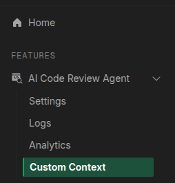 Custom Context navigation