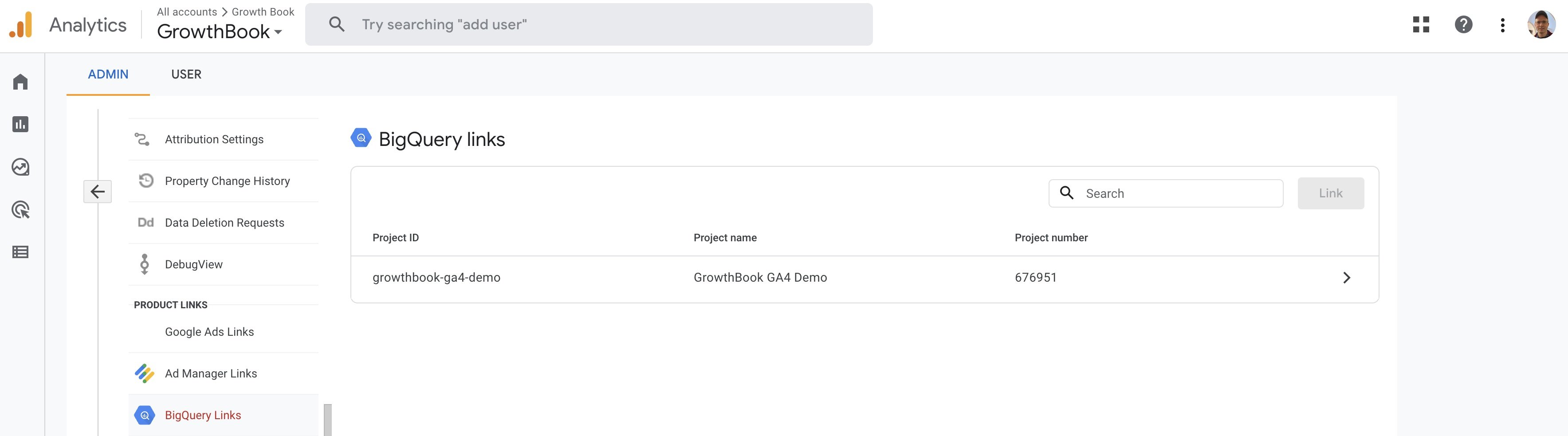 GA4 BigQuery successfully connected