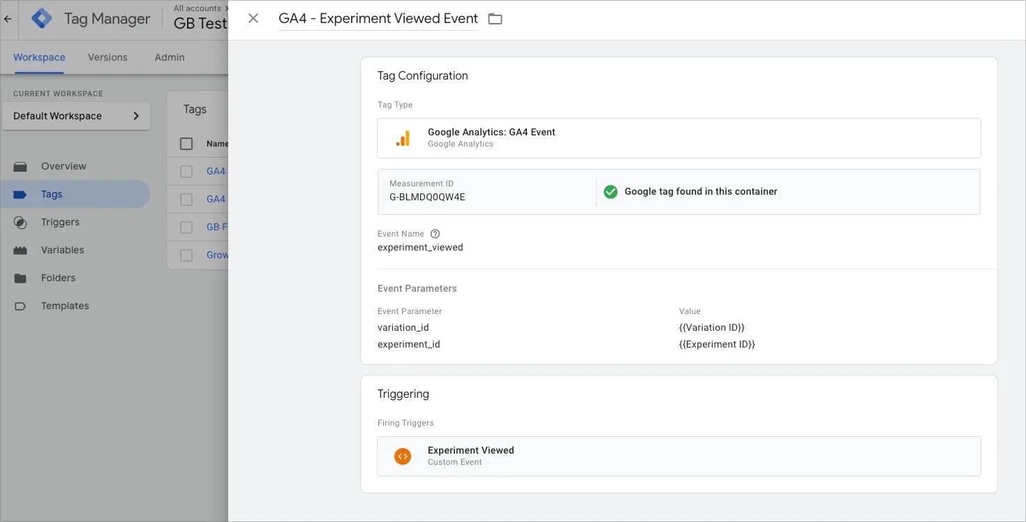 GTM GA4 Event Tag