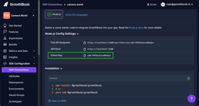 GrowthBook SDK Connection
