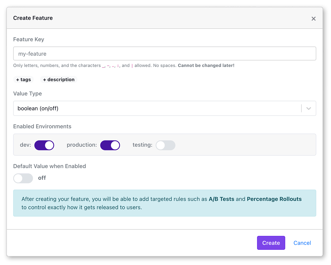 Create Feature