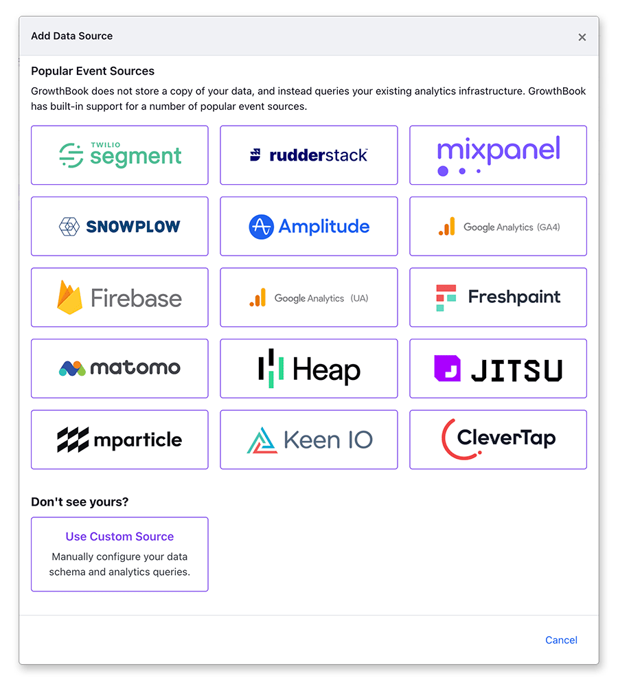 Choose RudderStack data schema