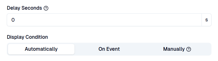 Start condition automatically