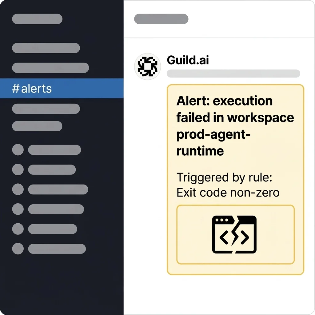 Post rule-based alerts