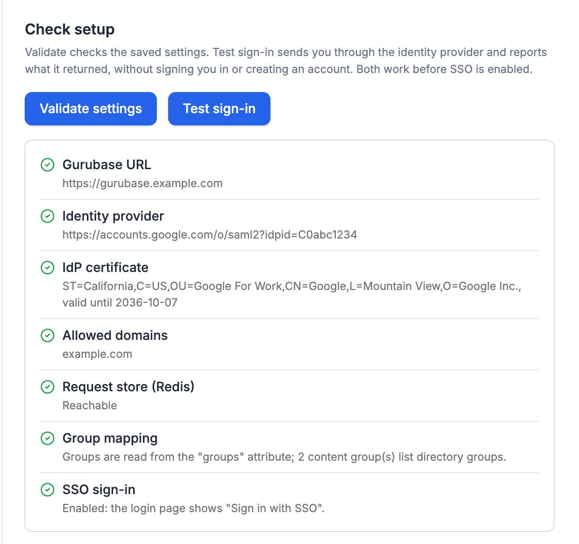 Validate settings results