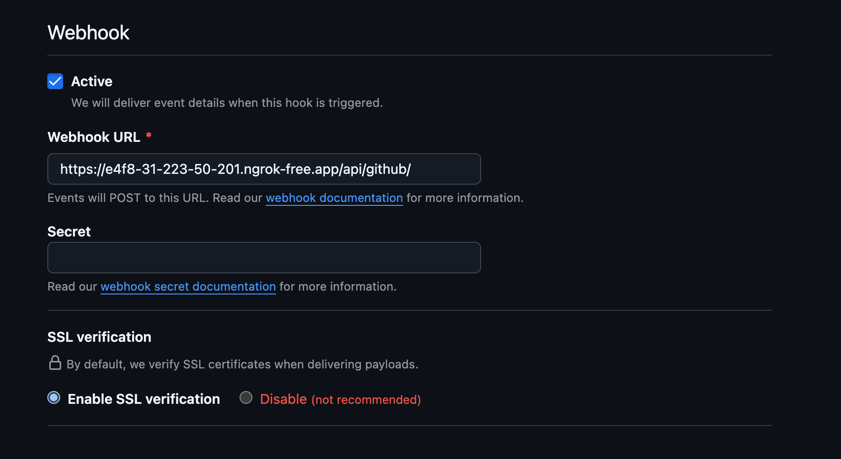 GitHub Webhook